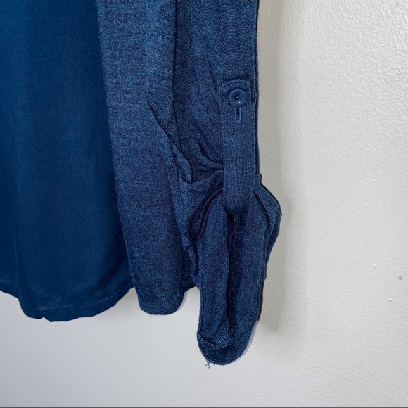 Anthropologie Postage Stamp Teal Top Size Small - Picture 4 of 4